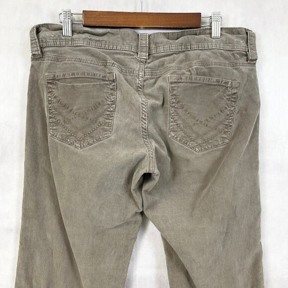 Old Navy Womens Low Rise Corduroy Pants Size 10 Long Y2K Fallcore Retro Preppy - Picture 4 of 10